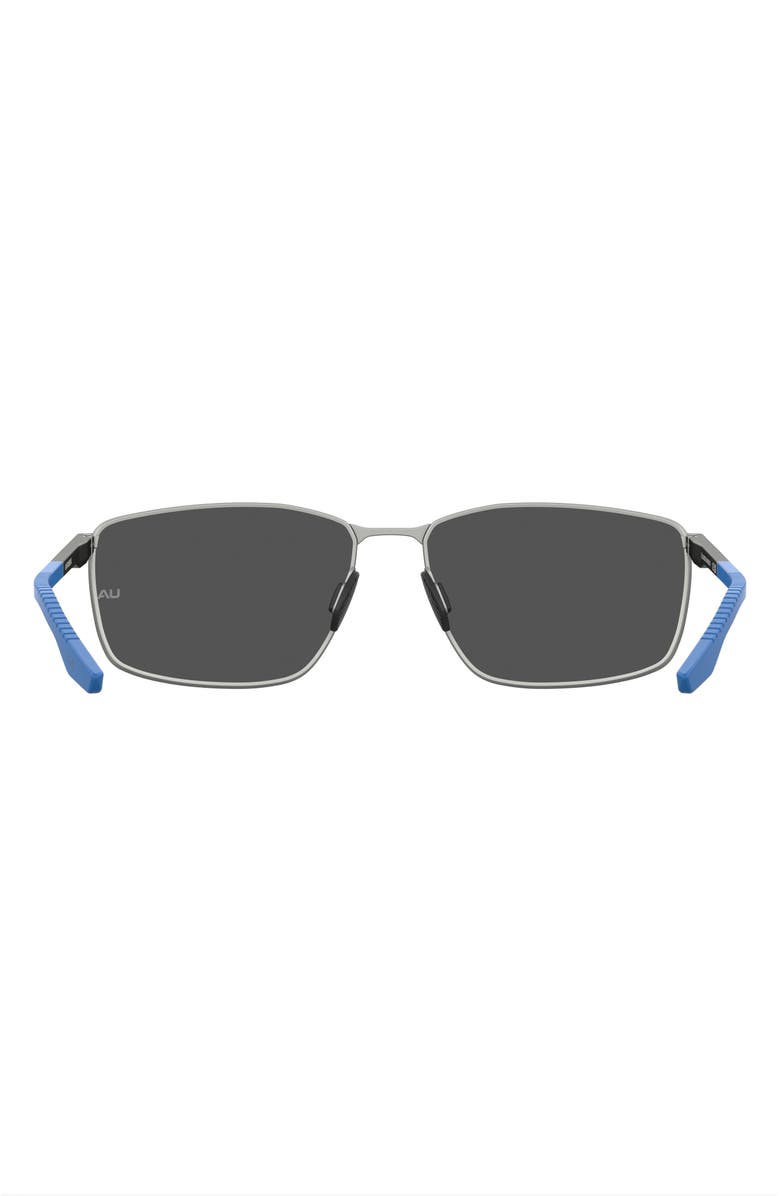 Under Armour Square Sport Sunglasses, Alternate, color, Matte Ruthenium Blue
