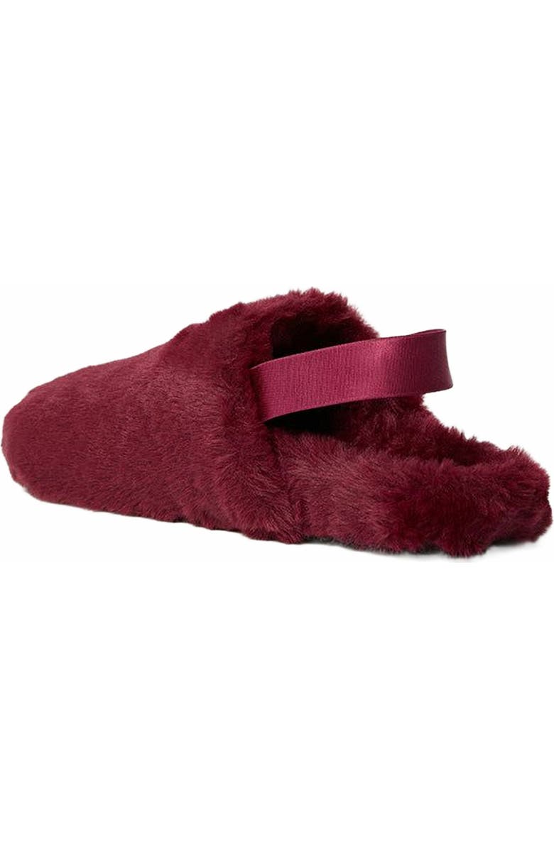 WeWoreWhat Fur Slipper, Alternate, color, Rouge