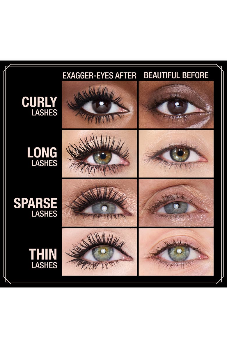 Charlotte Tilbury Exagger-Eyes Volume Mascara, Alternate, color, Jet Black