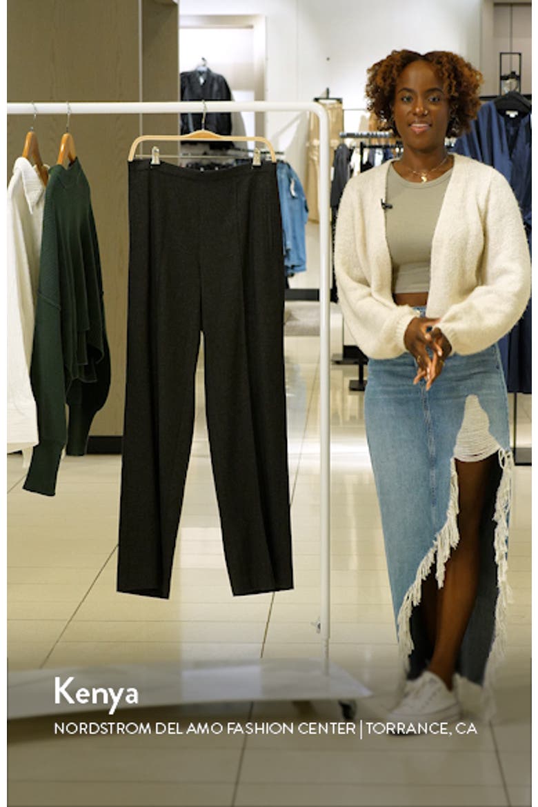Brushed Straight Leg Pants video
