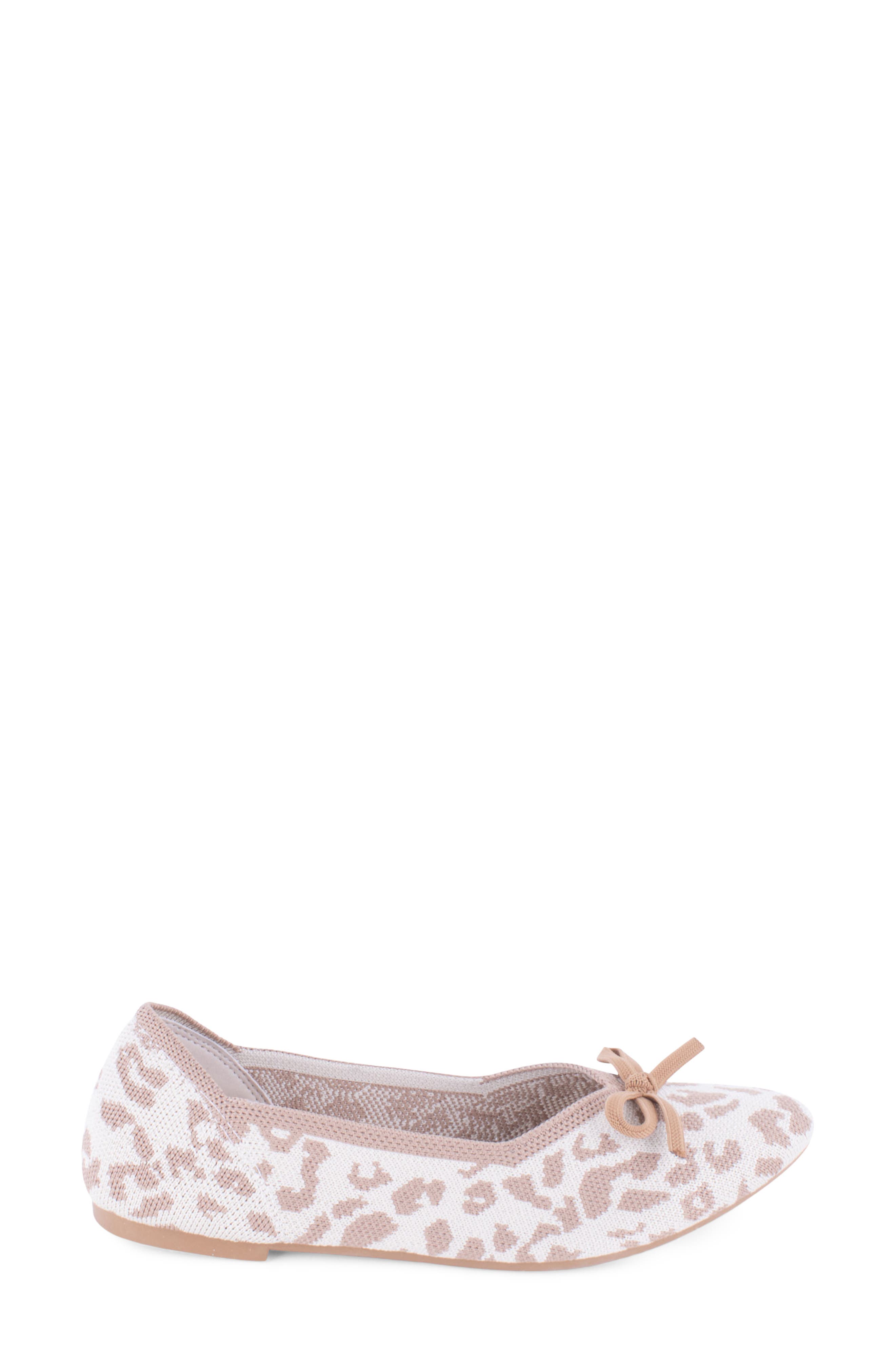 Tortuga Ballet Flat, Alternate, color, BEIGE CHEETAH