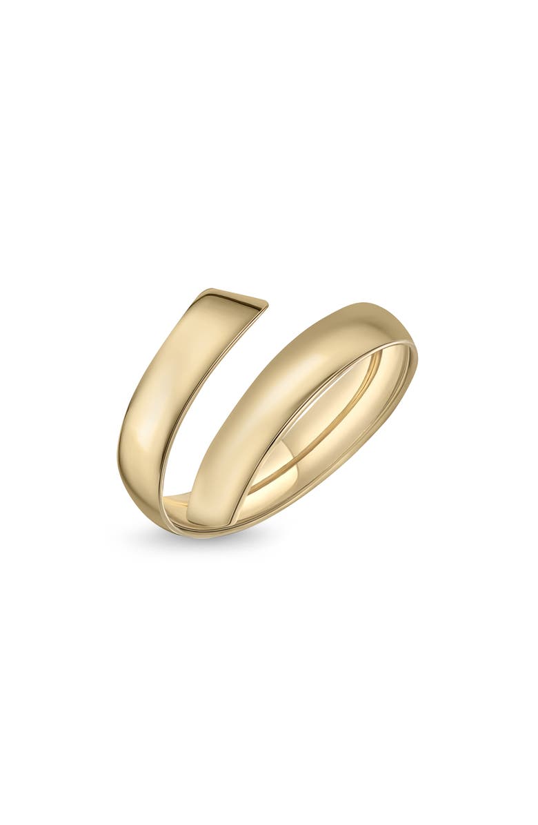 Bony Levy 14K Gold Beveled Edge Bypass Ring, Main, color, 14K Yellow Gold