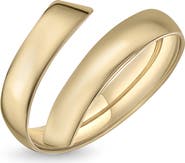 Bony Levy 14K Gold Beveled Edge Bypass Ring