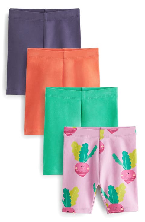 Kids' Assorted 4-Pack Stretch Cotton Bike Shorts (Toddler & Little Kid)
