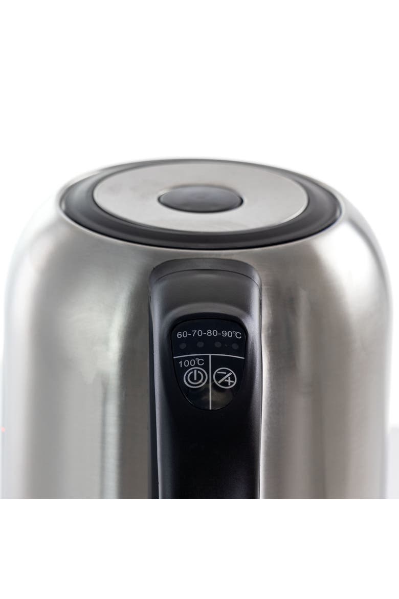 1.7Lt. Stainless Steel Electric Tea Kettle, Alternate, color, Grey