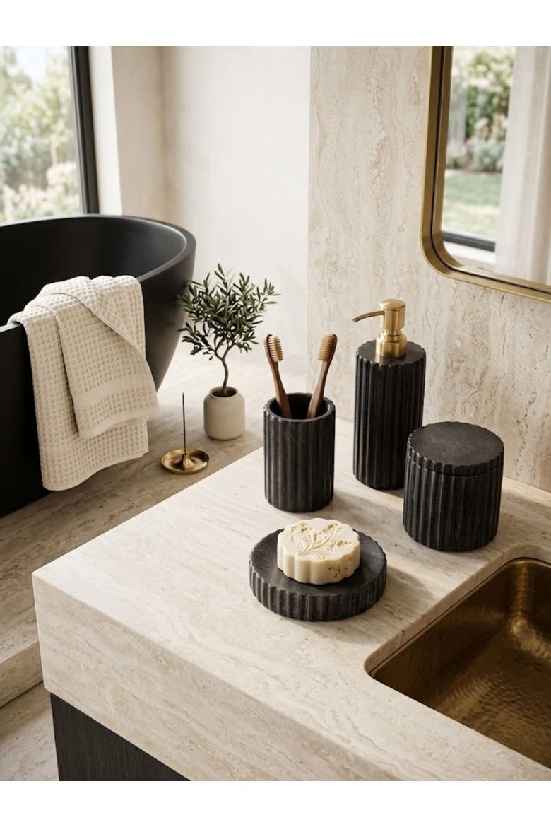 Roksana Bath Accessories, Alternate, color, Black