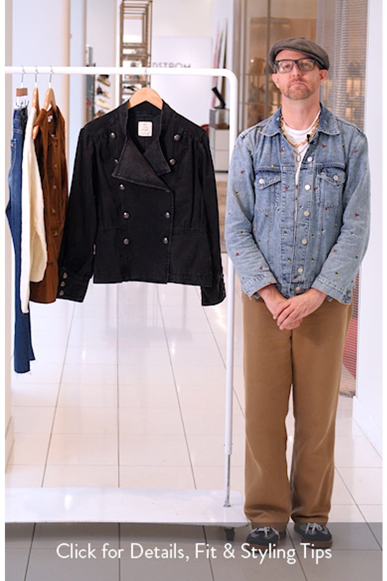Imogene Double Breasted Denim Jacket video