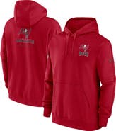 Nike Men's Nike Red Tampa Bay Buccaneers Sideline Club Fleece Pullover Hoodie