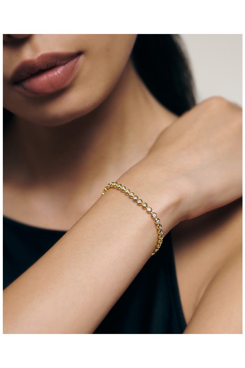 Lab-Grown Diamond Tennis Bracelet, Alternate, color, 18K GOLD VERMEIL