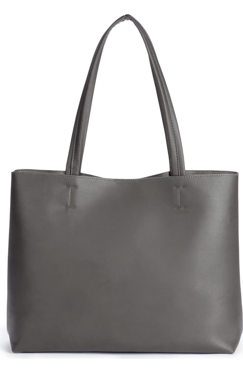 Sole Society Oversize Faux Leather Tote, Alternate, color,