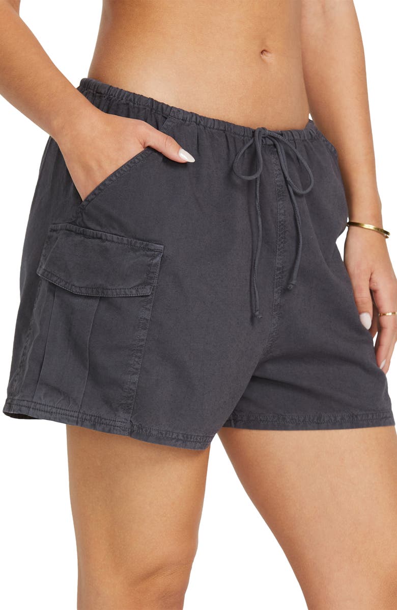 Billabong Let's Go Cotton Blend Drawstring Cargo Shorts, Alternate, color, 
