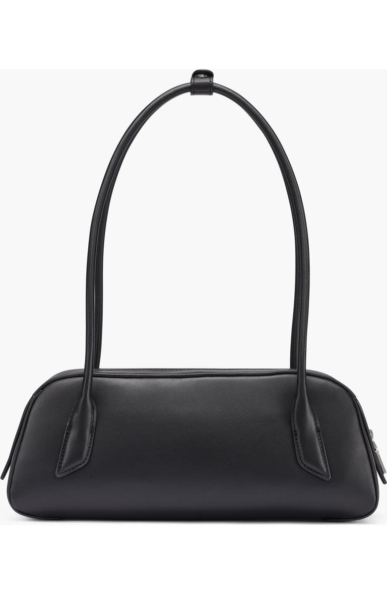 DKNY Tiana East-West Shoulder Bag, Alternate, color, Black/Silver