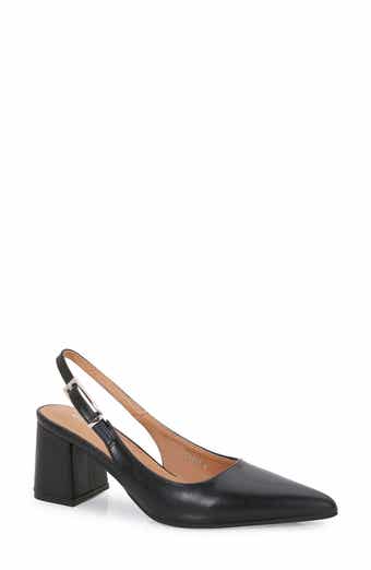 BERNESS Pointed Toe Slingback Pump