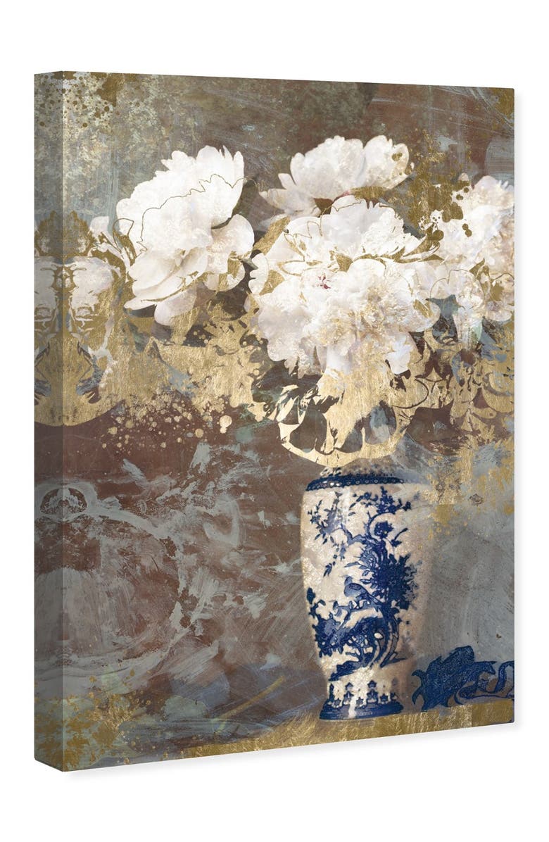 Oliver Gal Eastern Floral Canvas Art, Alternate, color,
