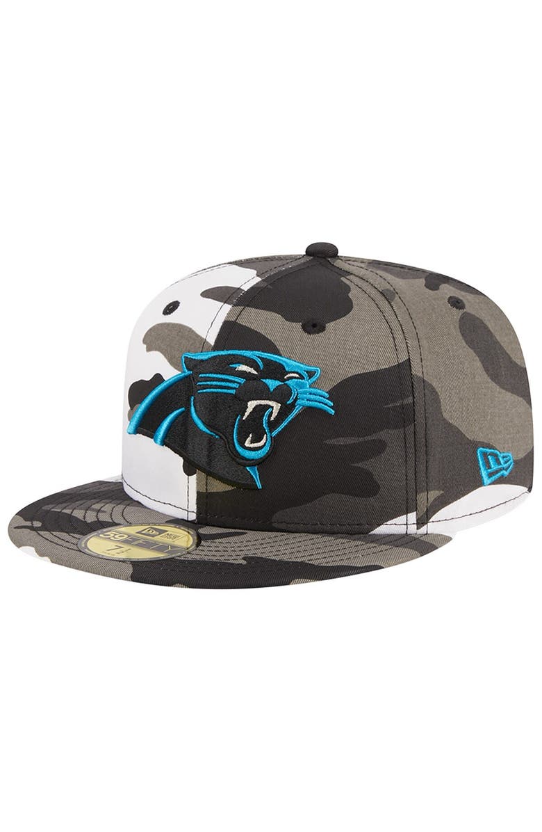 New Era Men's New Era Carolina Panthers Urban Camo 59FIFTY Fitted Hat, Alternate, color, 