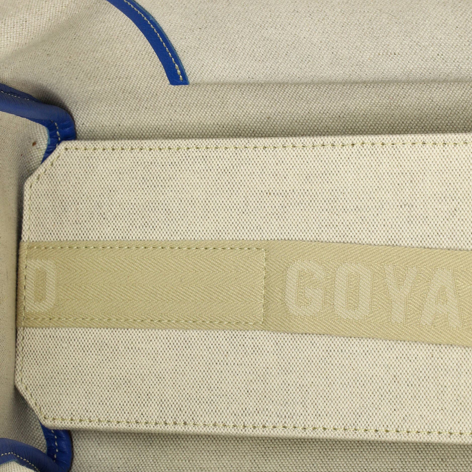 Pre-Owned Goyard Rouette Bag Coated Canvas PM, Alternate, color, Blue