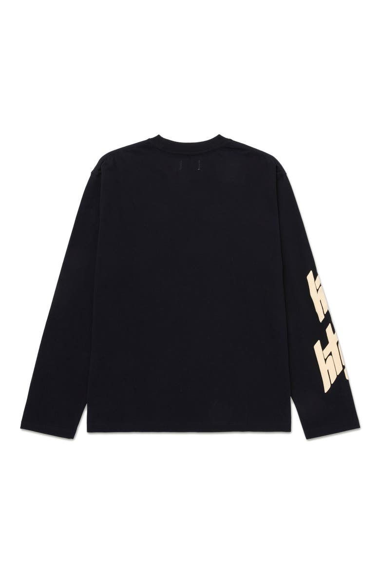 Fuel Graphic Long Sleeve T-Shirt, Alternate, color, BLACK