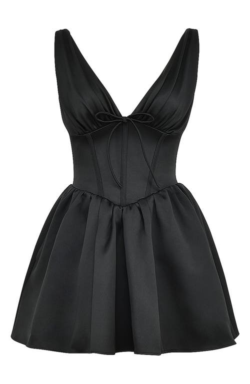 HOUSE OF CB HOUSE OF CB EMMELIETTE CORSET SATIN MINIDRESS