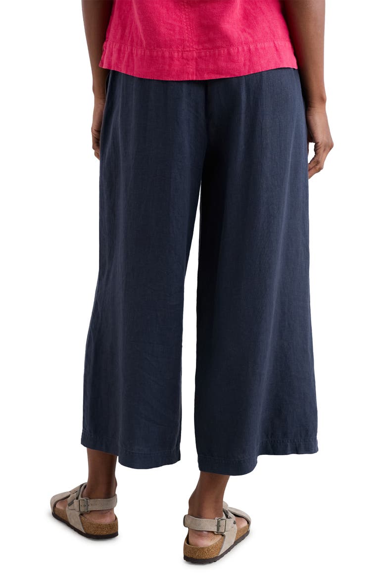Merrivale Linen Culottes, Alternate, color, MARITIME