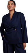 ELOQUII Soft Wrap Blazer (Plus)