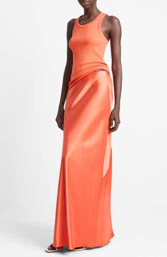 Vince Satin Maxi Skirt
