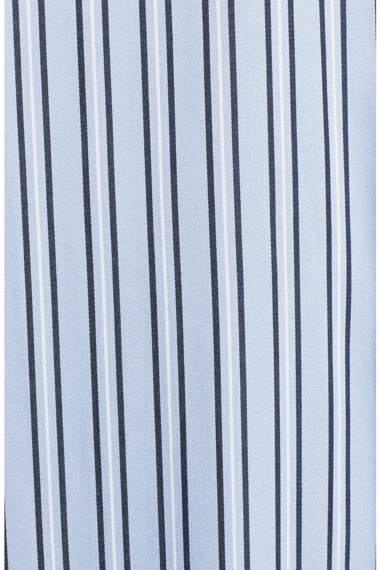 Stripe Satin Boyfriend Top (Nordstrom Exclusive), Alternate, color, BLUE BRUNNERA STRIPE SATIN