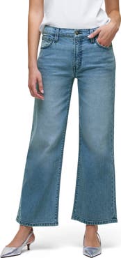 Hudson Jeans Rosalie High Waist Wide Leg Ankle Jeans
