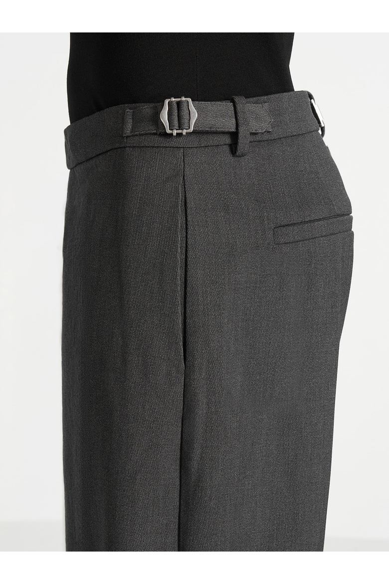 Boris Tailored Button Cuff Trousers, Alternate, color, Grey