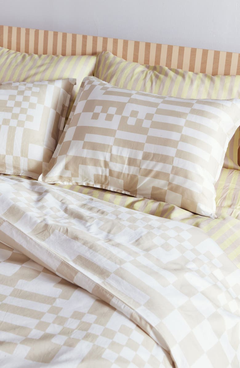 Dusen Dusen Set of 2 Check Pillowcases, Alternate, color,