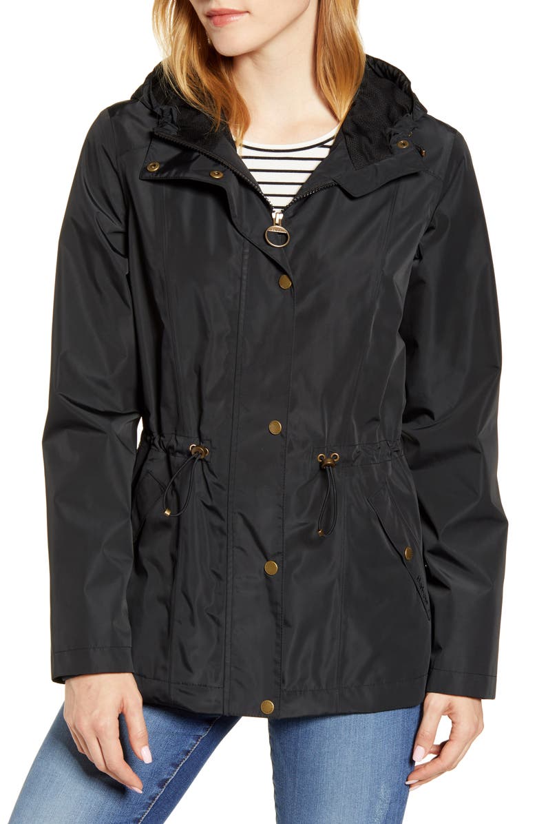 Barbour Vault Waterproof Hooded Raincoat, Alternate, color, 
