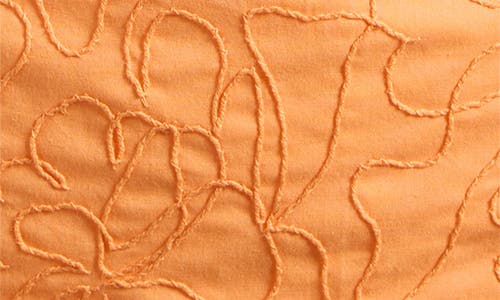 Topshop Embroidered Cotton Blend Camisole In Orange