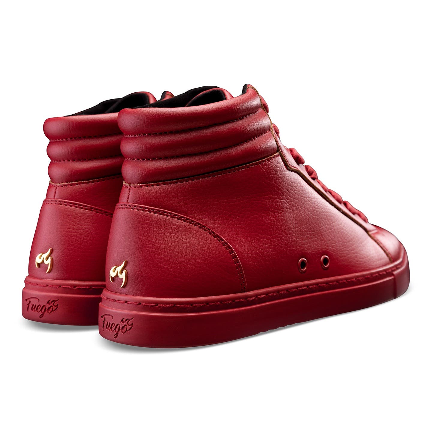 Men's High-top Sneaker, Alternate, color, Red