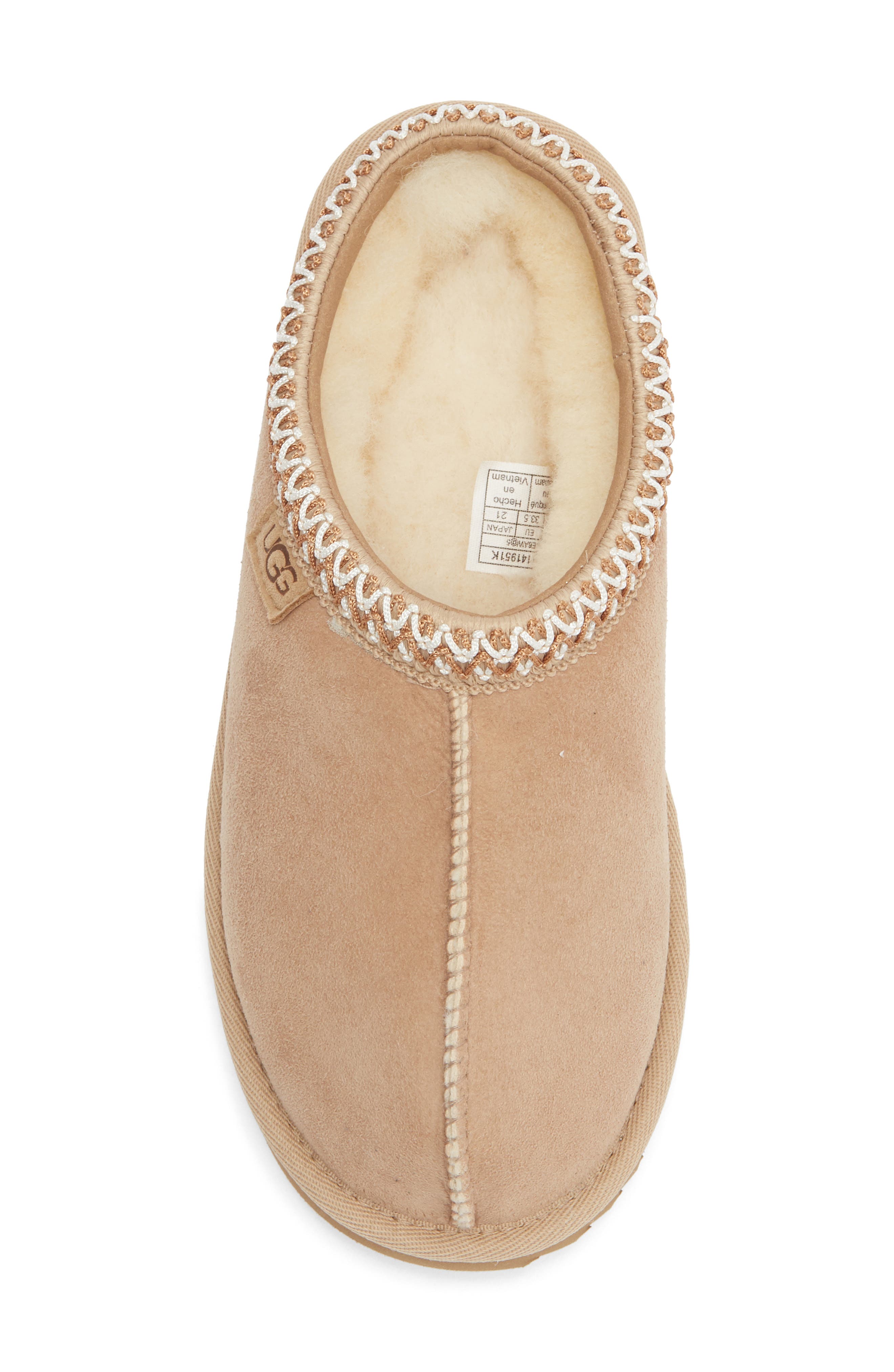Kids' Tasman Regenerate Genuine Shearling Lined Slipper, Alternate, color, SAND / WHITECAP