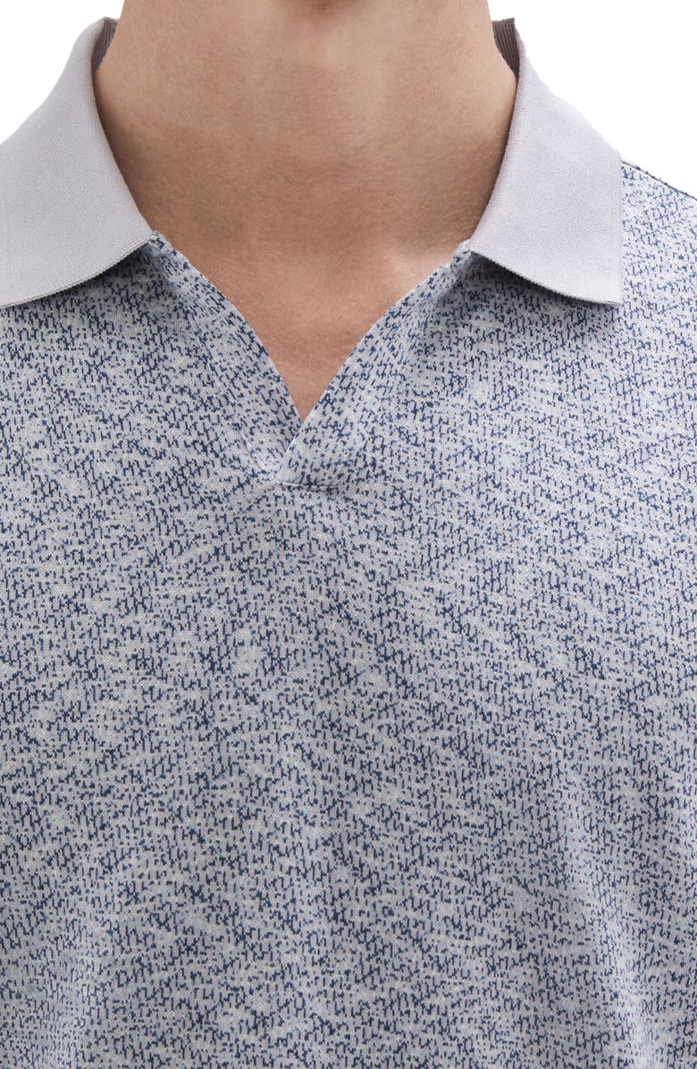 Robert Barakett Dolemite Space Dye Jacquard Johnny Collar Polo, Alternate, color, 