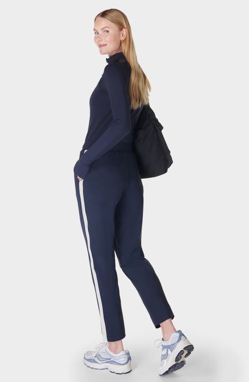 Sweaty Betty Explorer Side Stripe Trouser In Blue
