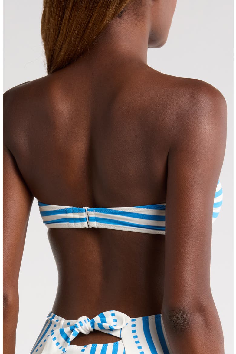 Ava Bandeau Bikini Top, Alternate, color, ESHE BLUE