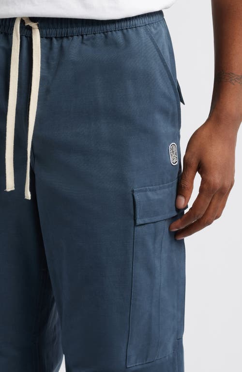 Standard Issue Pd Drawstring Cargo Pants In Slate