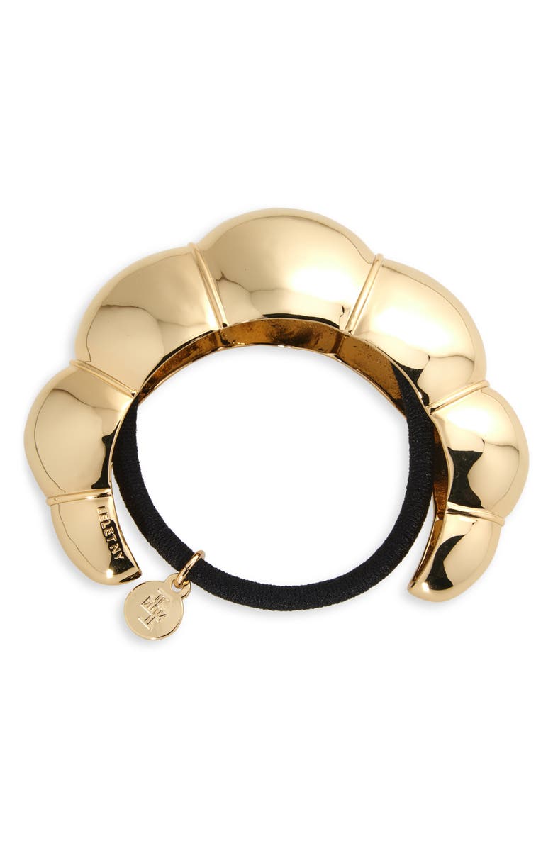 LELET NY Glossy Croissant Ponytail Cuff, Main, color, Gold