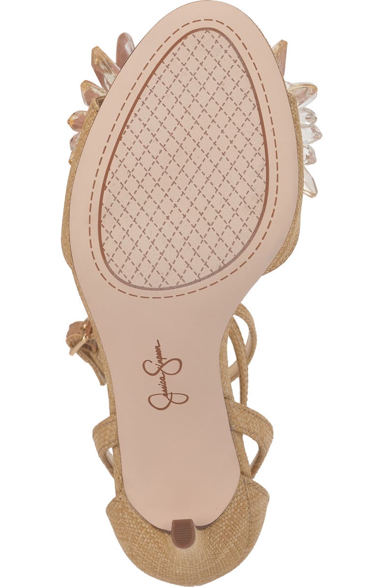 Jessica Simpson Janivah Ankle Strap Sandal, Alternate, color, Natural