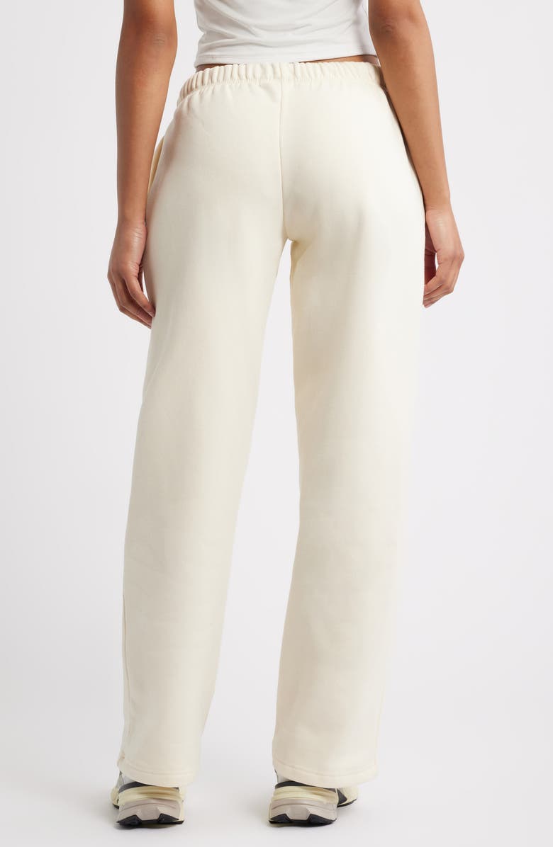 HAPPY CAMP3R You Can't Pour from an Empty Cup Embroidered Sweatpants, Alternate, color, Cream