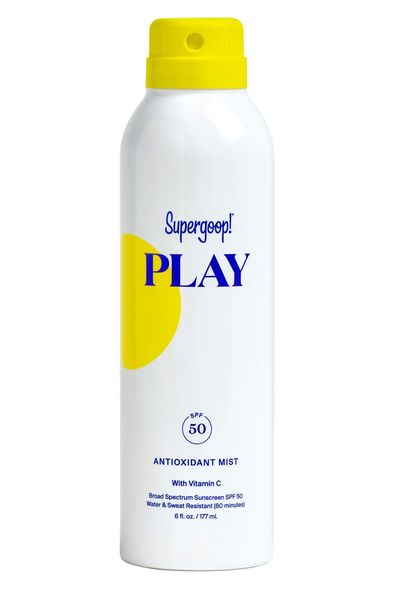 Supergoop! Play Antioxidant Body Mist SPF 50 Sunscreen, Main, color, SUNNY CITRUS