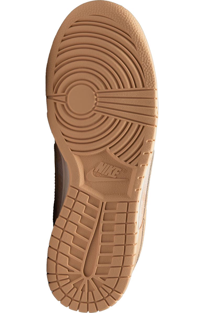 Nike Dunk Low Basketball Shoe, Alternate, color, Light Ore Wood Brown/ Sesame
