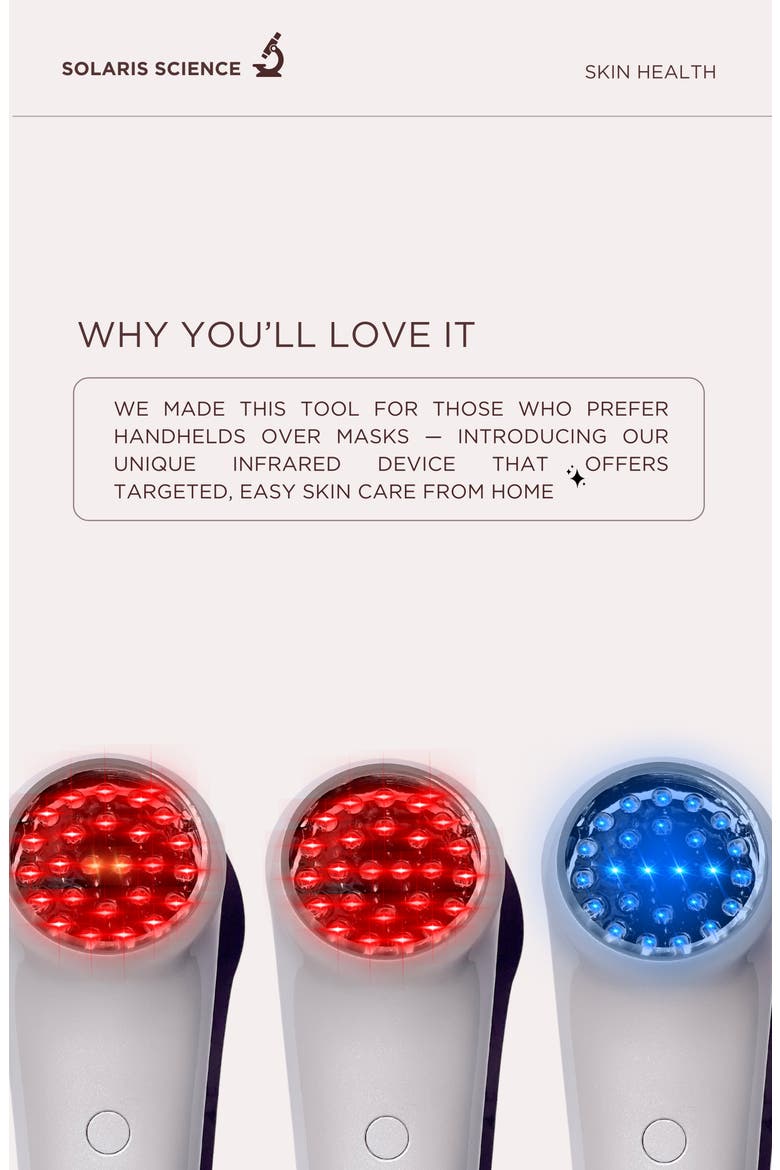Infrared + LED Hand Massager Device, Alternate, color, WHITE