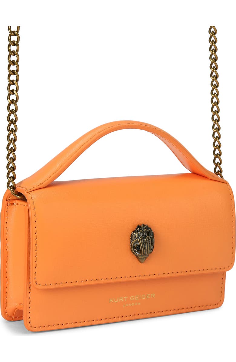 Kurt Geiger London Extra Small Bond Leather Top Handle Bag, Alternate, color,