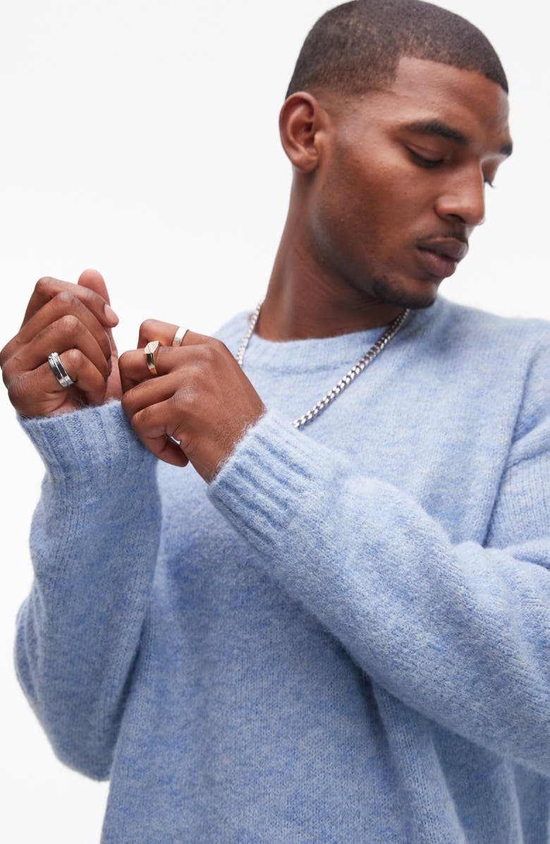 Topman Relaxed Fit Sweater, Alternate, color, 