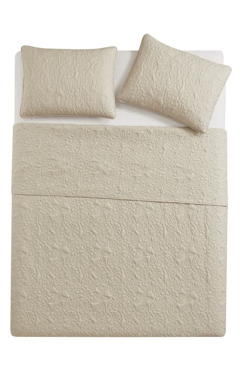 Seashell Solid 3-Piece Quilt Set