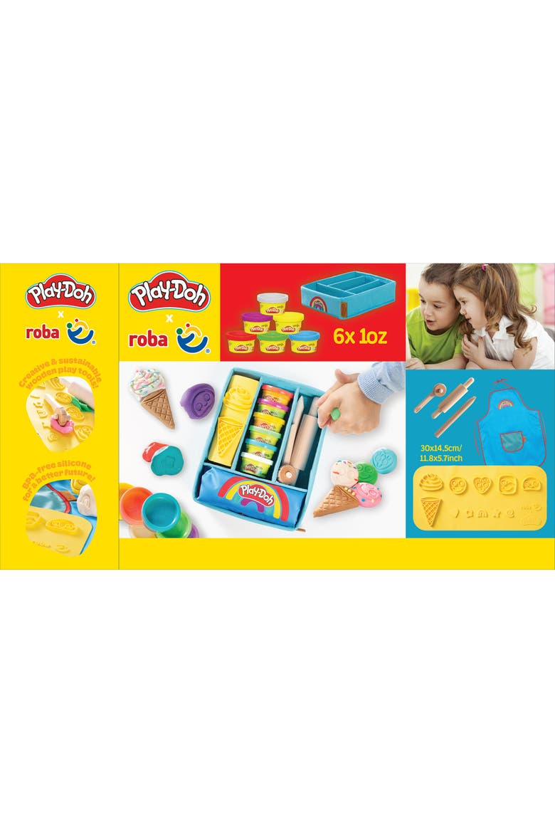 Creative Set 6 Colors, Storage Box, Apron, Tools, 3D Mat, Alternate, color, Multicolored