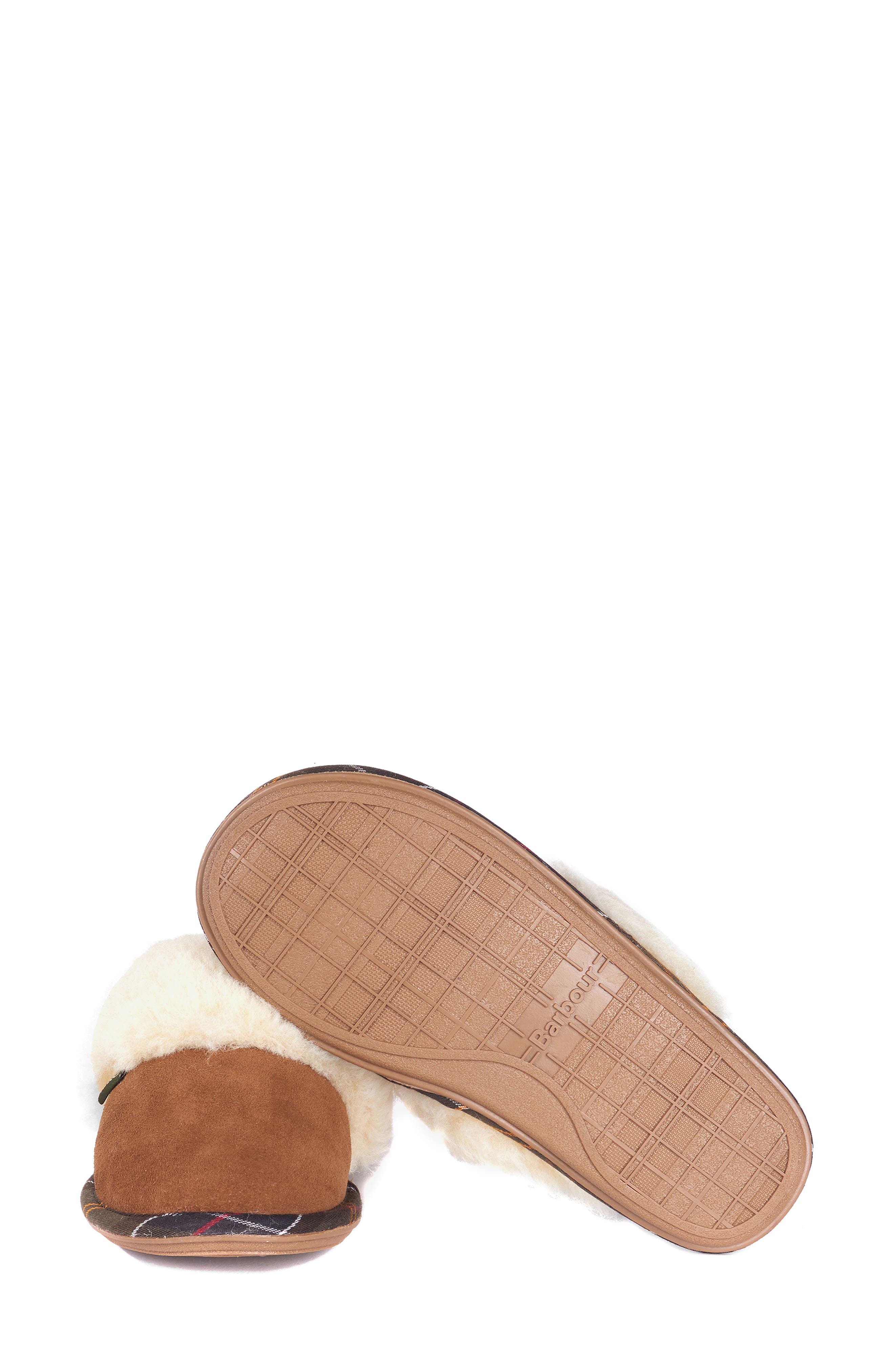 Lydia Faux Fur Slipper, Alternate, color, CAMEL SUEDE
