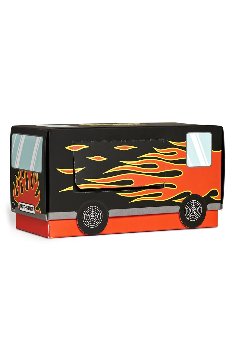 Happy Socks Assorted 3-Pack Food Truck Crew Socks Gift Box, Alternate, color, 