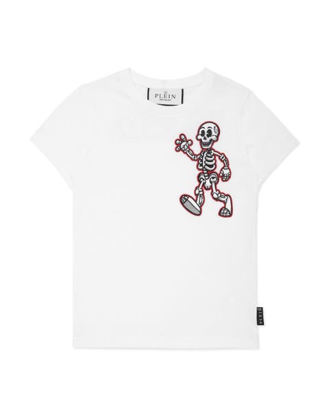 T-shirt Round Neck Ss Skully Gang Boy